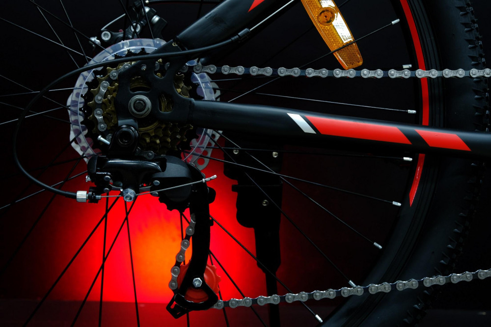 FOLTAS 26 Steel - 15р Чёрный/Красный