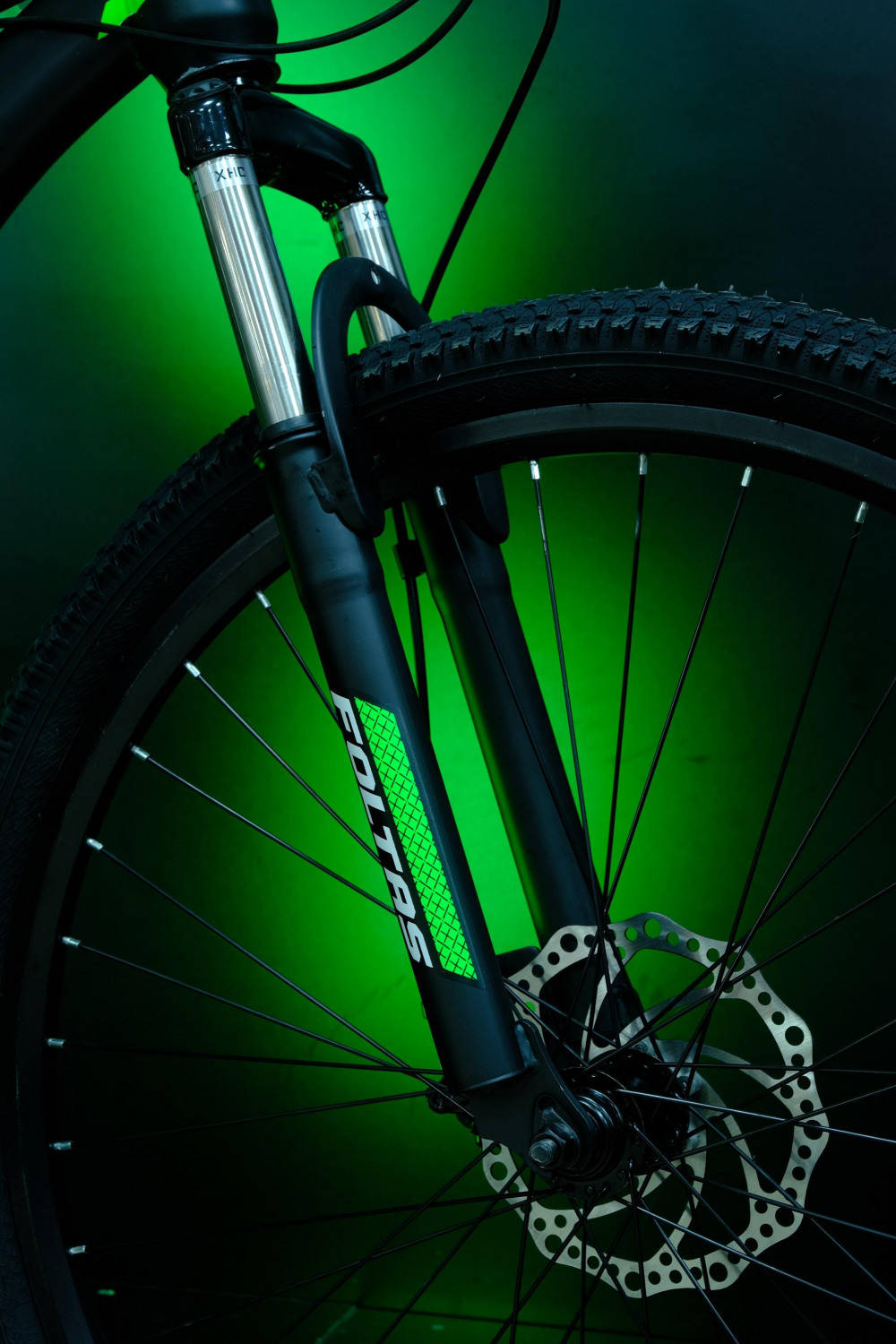 FOLTAS 26 Steel 21sp Чёрный/Зелёный