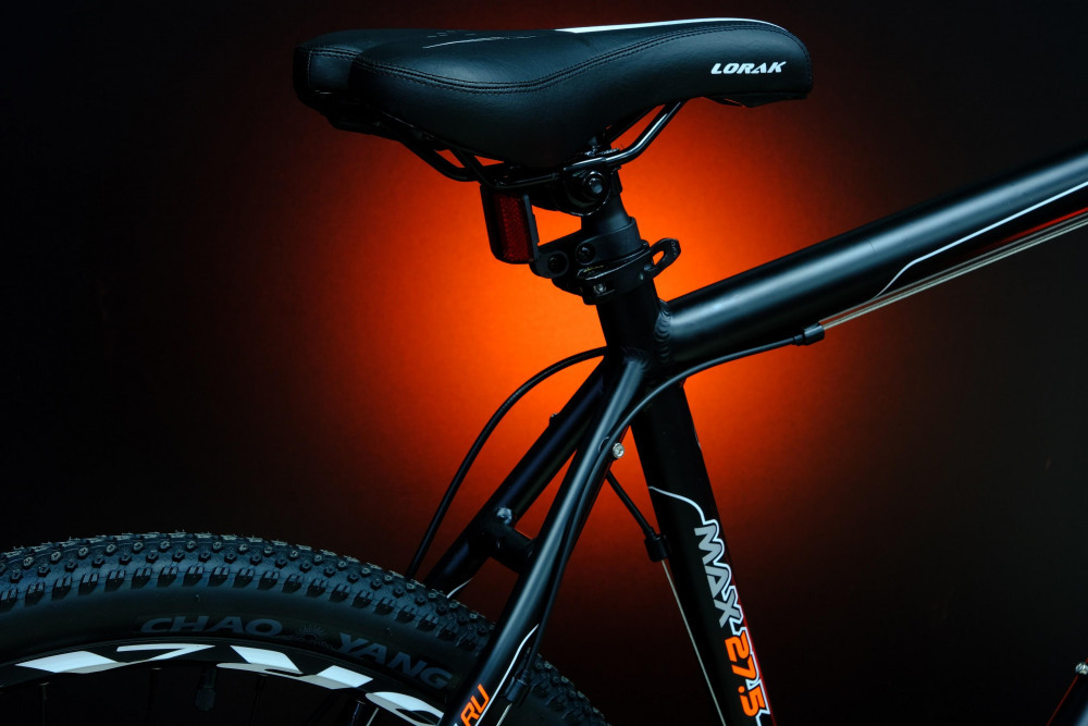 Lorak MAX 27,5 Матовый Чёрный/Оранжевый 21р (на рост 183-190)