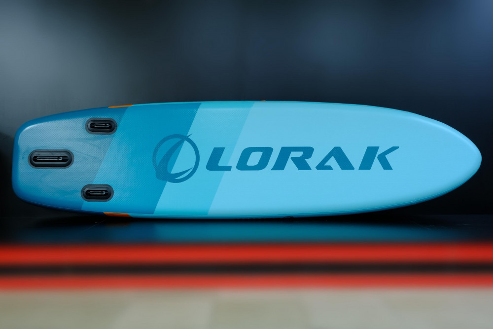 Сапборд Lorak 909 (320*81*15) бирюзово-оранжевый, код 77909