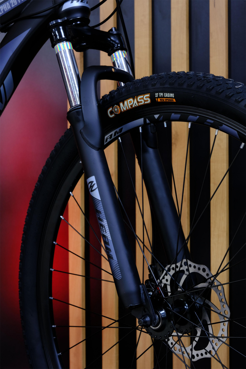 HEAM ALPHA 29 Prom Матовый Чёрный/Серый рама 19 (на рост 171-182)